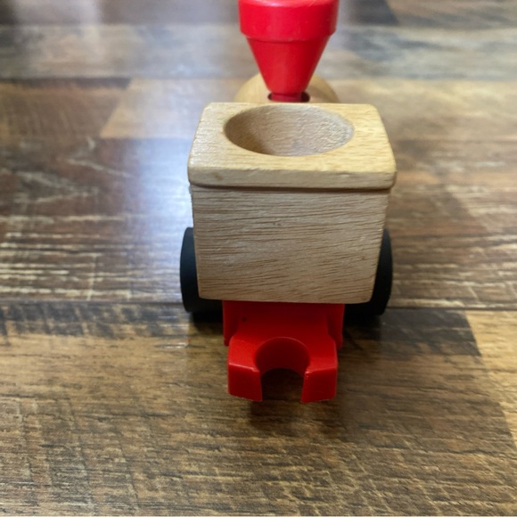 Vintage Mattel 1972 Mickey Mouse Wooden Wind Up TRAIN ONLY (No Characters) VTG - Picture 3 of 6